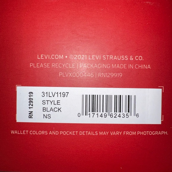 Levi’s wallet nwt - Picture 5 of 5